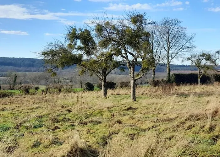 Feriehus Chaleureux En Pleine Campagne Vue Sur Les Monts Et Forets Et Le Chateau De Carrouges